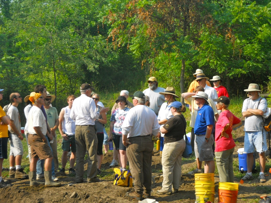Holmes Semken talking to a group
