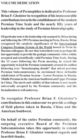 Commendation from Permophiles 2004, the Newsletter of the Subcommission on Permian Stratigraphy