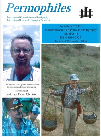 Brian Glenister's Permophiles newsletter cover