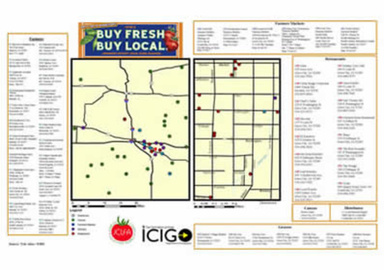 Buy Fresh, Buy Local map
